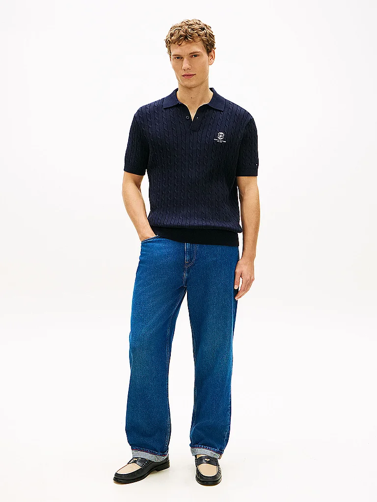 Tommy Hilfiger Polo Homme Bleu S 2